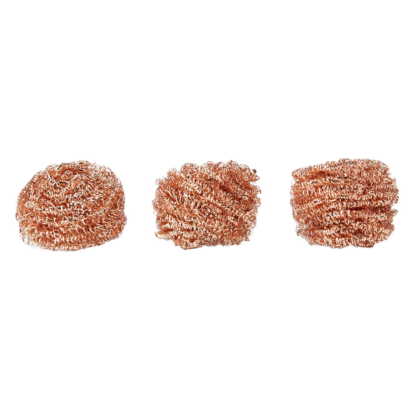 3 copper scourers