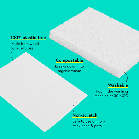 Eco Pop-Up Sponges (6 sponges)