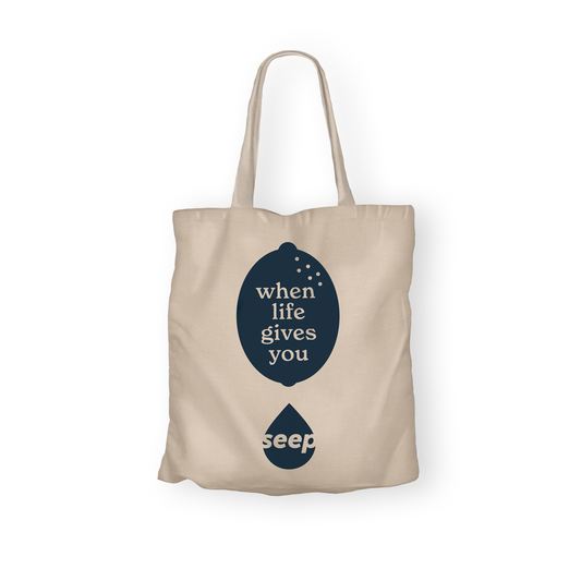 Organic Cotton Slogan Tote Bag