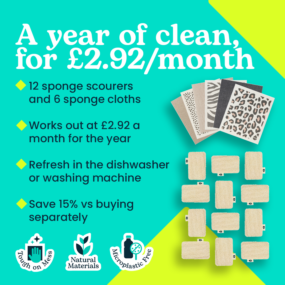 1 Year Supply Sponge & Cloth Kit