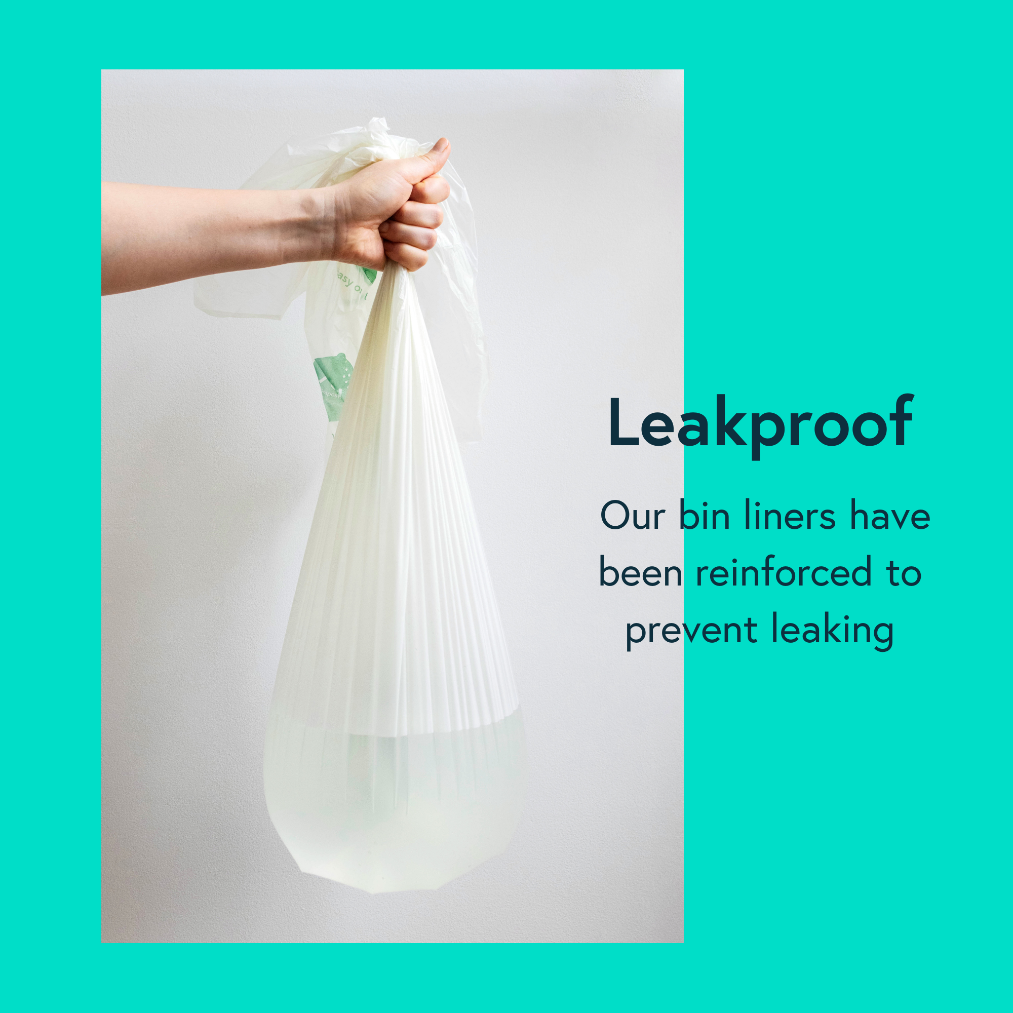 50L Biodegradable Bin Bags