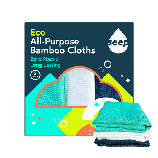 Eco All-Purpose Bamboo Cloths (3 cloths)