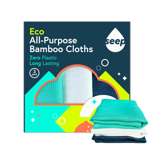Eco All-Purpose Bamboo Cloths (3 cloths)