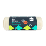 Roll of 20 plastic-free 70 litre bin bags wrapped in a branded recyclable label