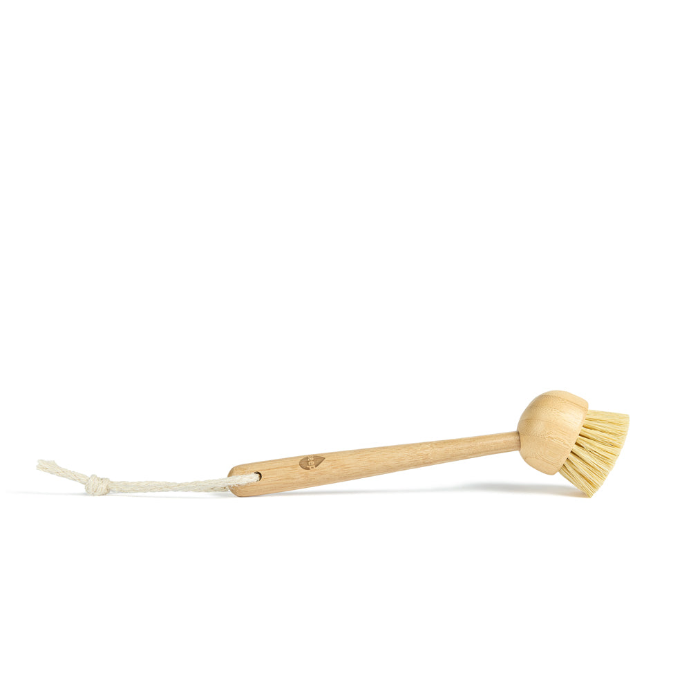 Bamboo Dish Brush from side