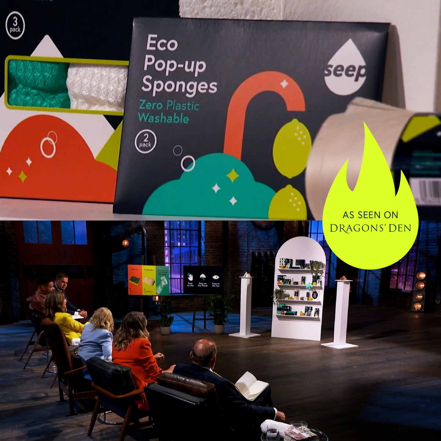 Eco Pop-Up Sponges (2 sponges)