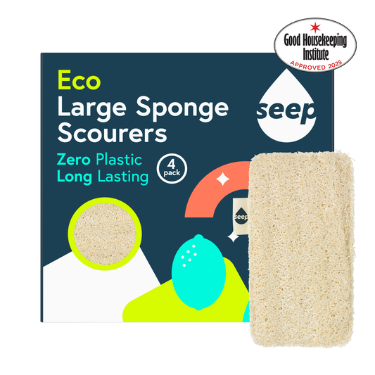 Eco Large Sponge Scourers (4 sponges)