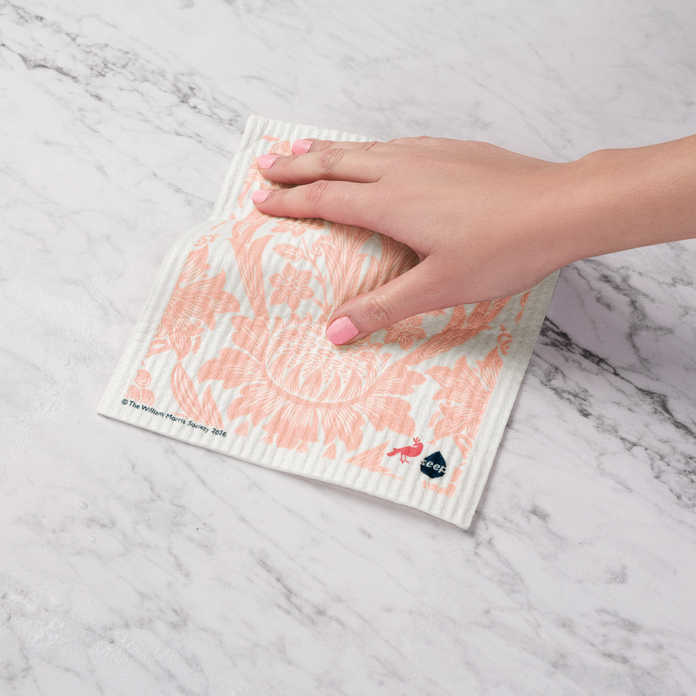 The William Morris Society x Seep Eco Sponge Cloths (4 cloths)