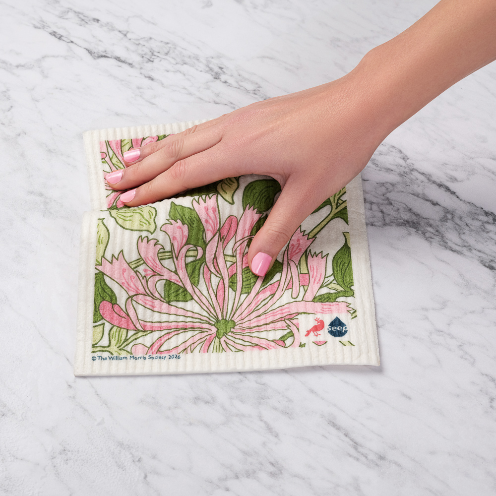 The William Morris Society x Seep Eco Sponge Cloths (4 cloths)