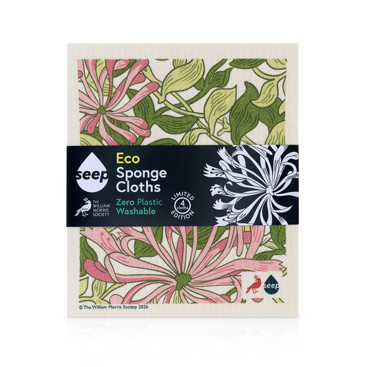 The William Morris Society x Seep Eco Sponge Cloths (4 cloths)
