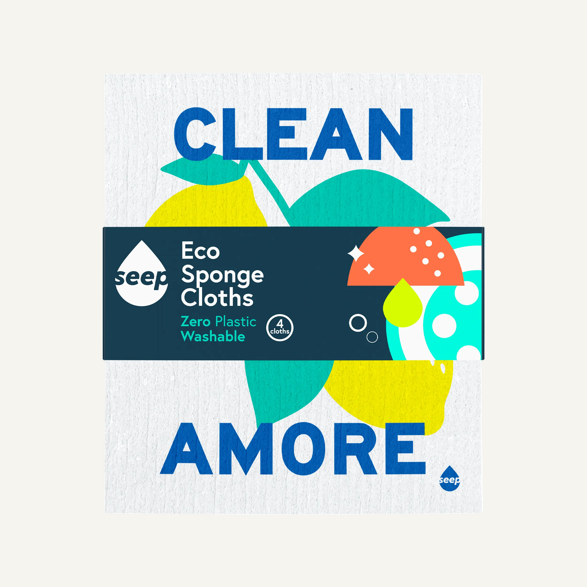 Clean Amore Eco Sponge Cloths