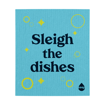 Sleigh The Dishes Sponge Cloths