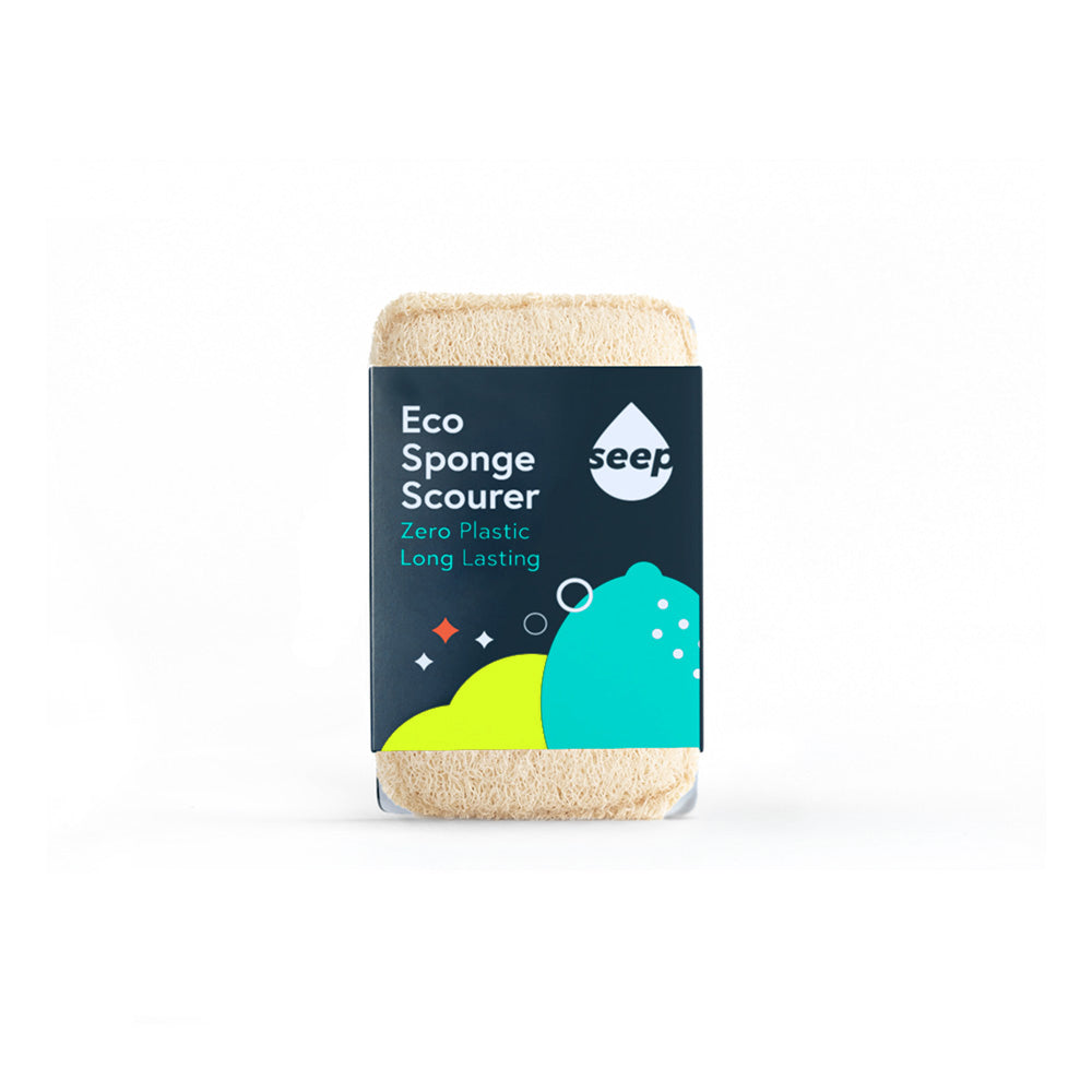 Single Eco Sponge in recyclable packaging