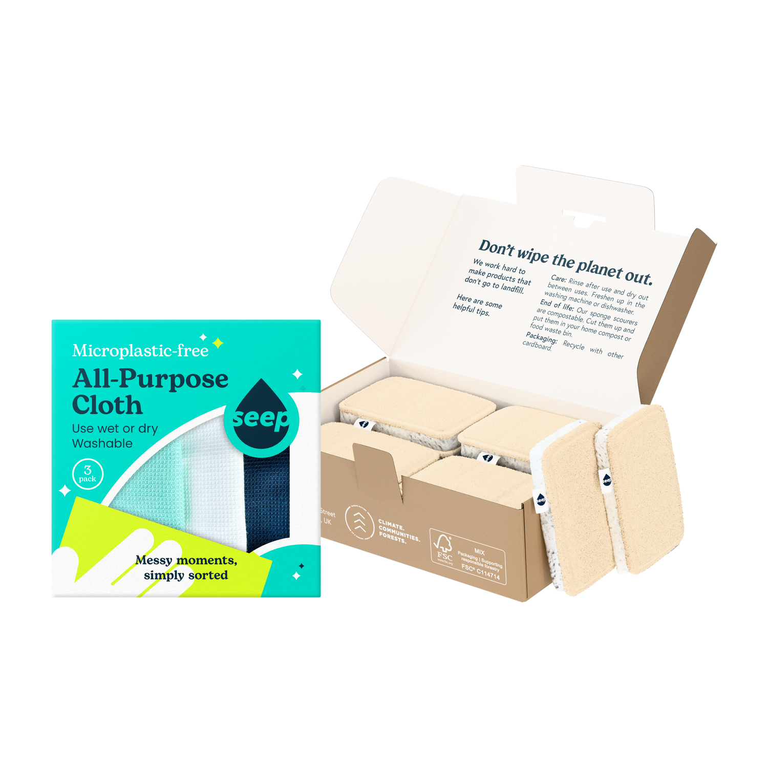 Eco Sponge & Cloth Kit (1 year supply)