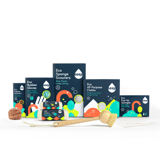 Eco house cleaning tools kit