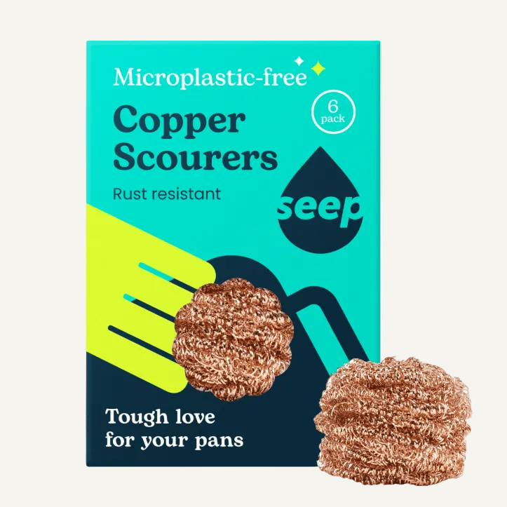 Eco Copper Scourers (6 scourers)