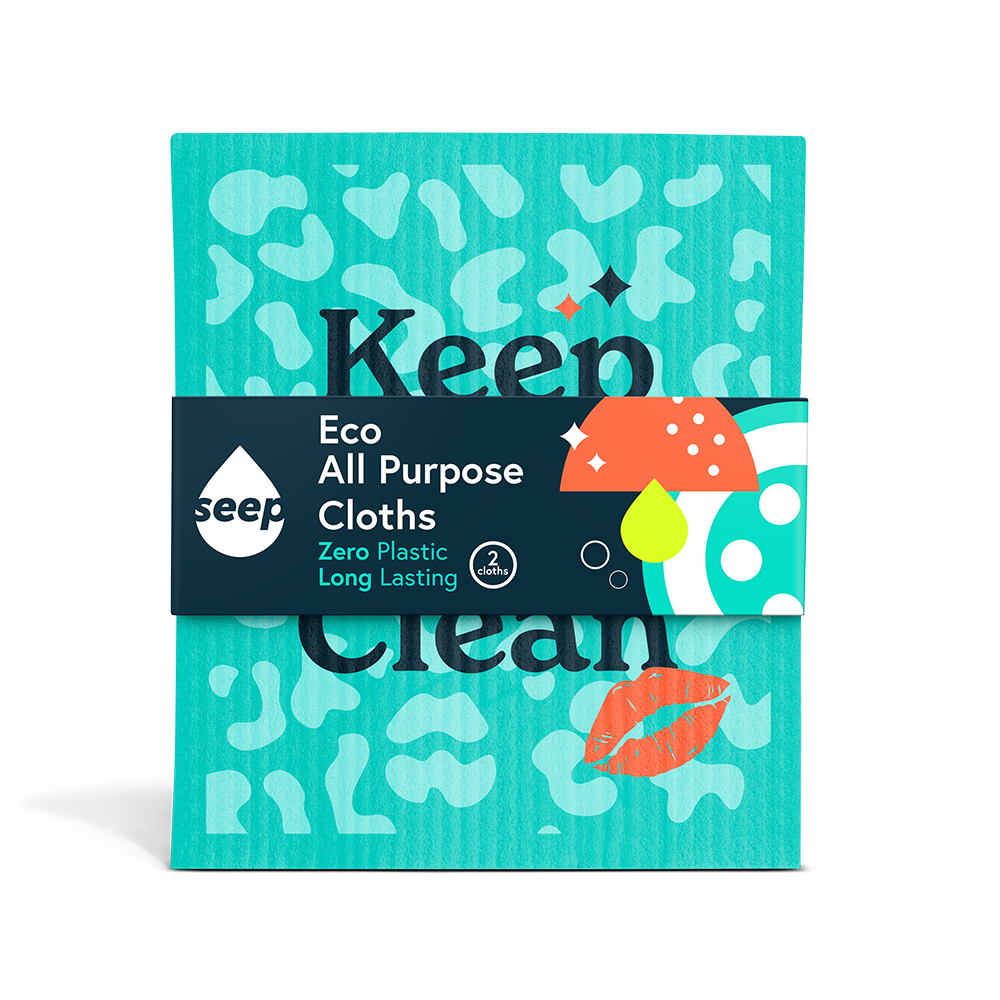 Keep It Clean Eco Sponge Cloths with belly band