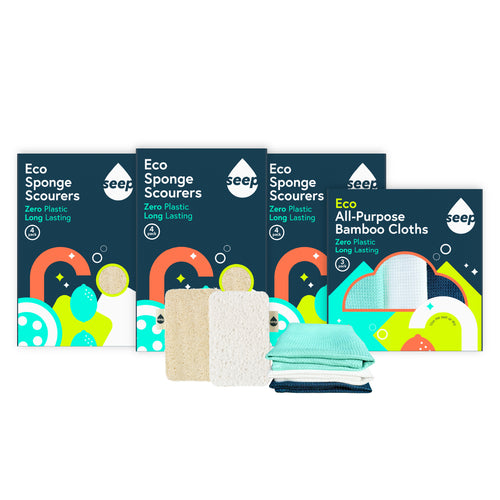 Eco Sponge & Cloth Kit (1 year supply)