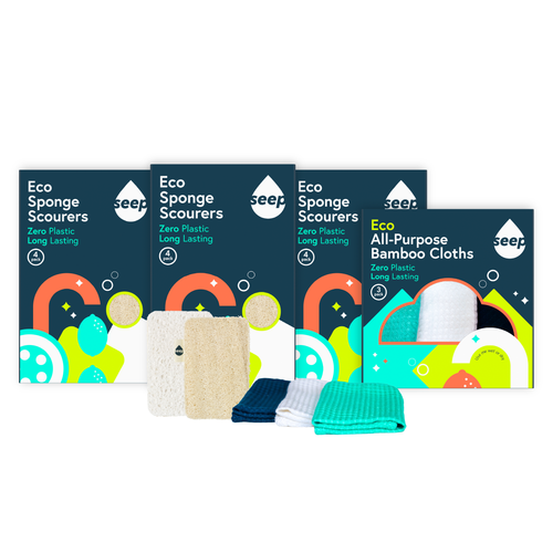 Eco Sponge & Cloth Kit (1 year supply)