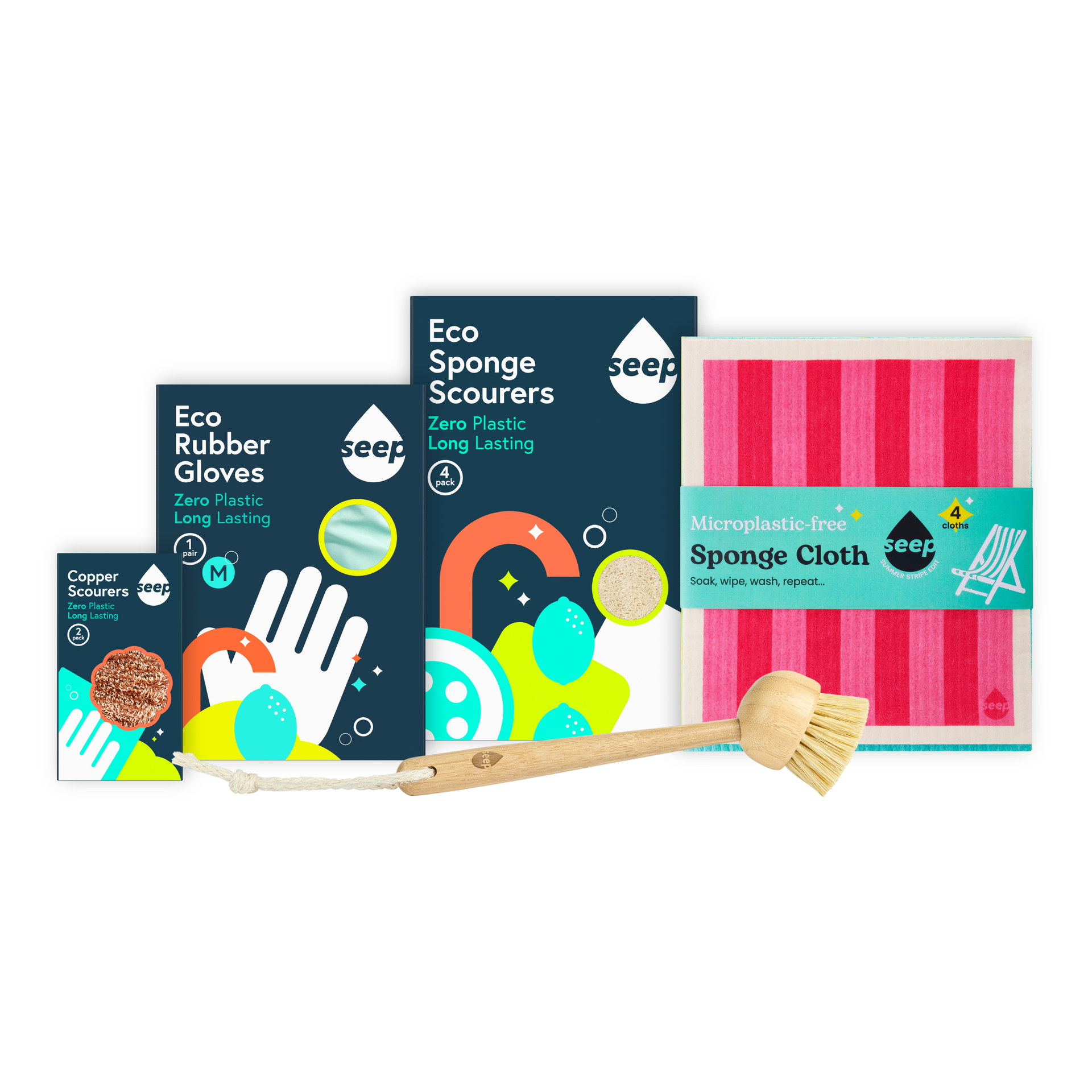 Seep The Summer Stripe Cleaning Kit