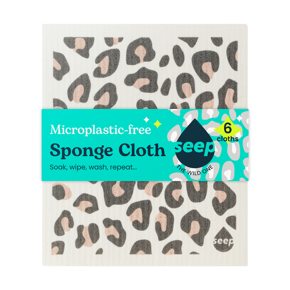 The Wild One - Eco Sponge Cloths (6 cloths)