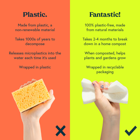 Eco Pop-Up Sponges (6 sponges)