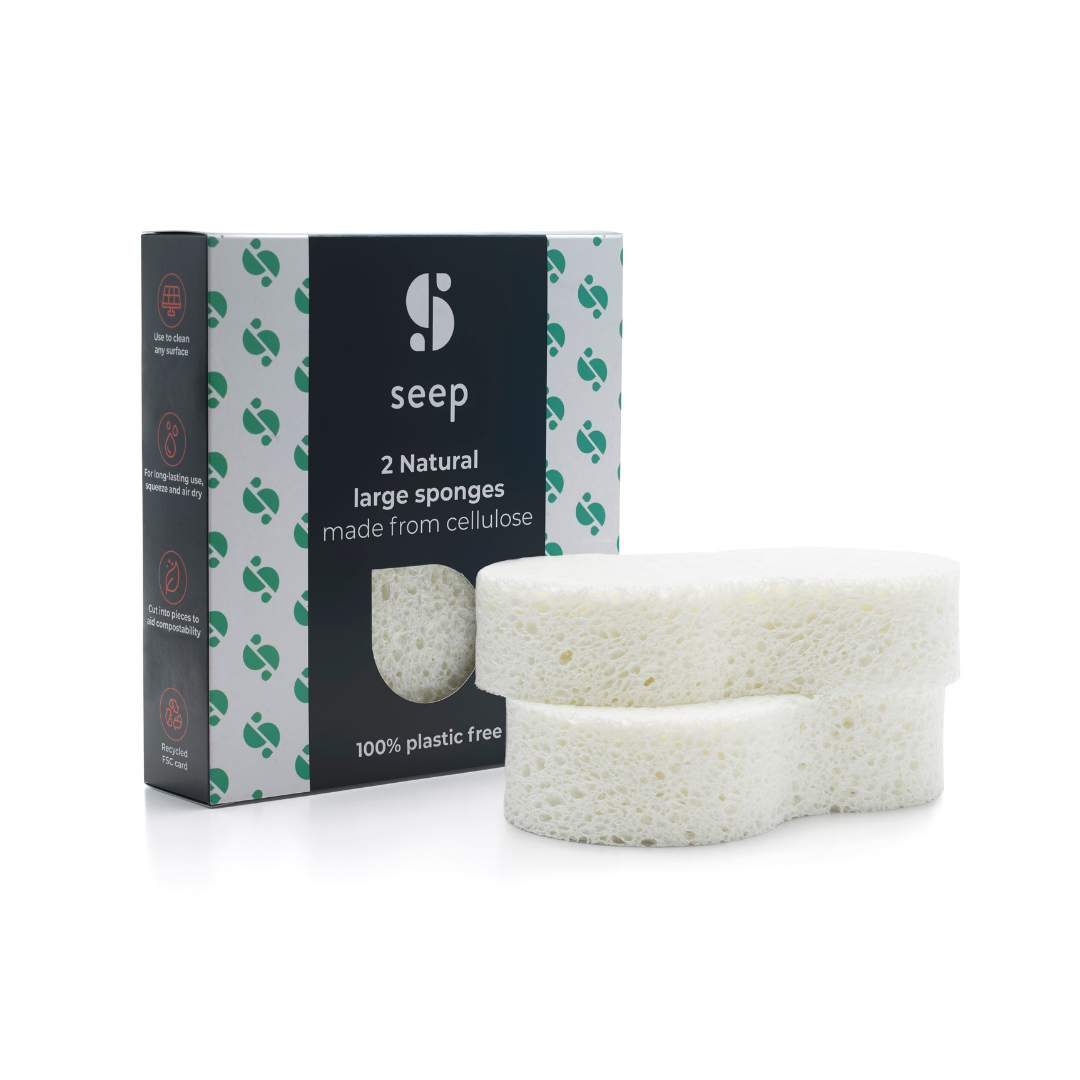 Larde Eco Cellulose Sponge in recyclable packaging